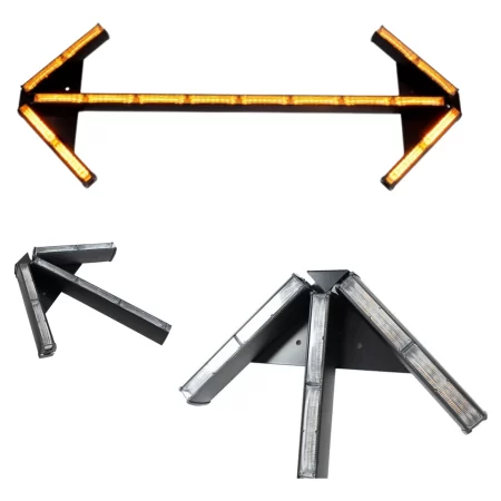 Barra De Trafico De Emergencia 96 Leds Luz Ambar Blinker