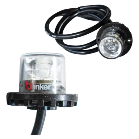 Una Pieza De Estrobo Led Q2 6 Leds Blancos Blinker