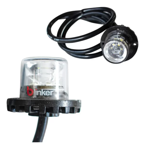 Una Pieza De Estrobo Led Q2 6 Leds Blancos Blinker