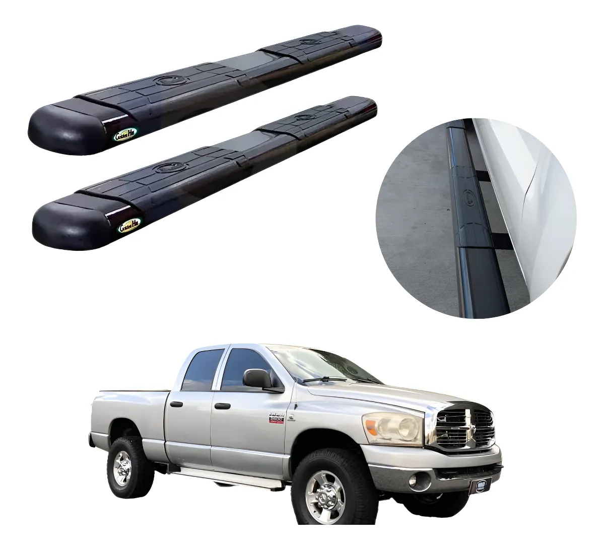 Estribos Gh Para Dodge Ram Doble Cabina 2002 - 2008 - Image 1