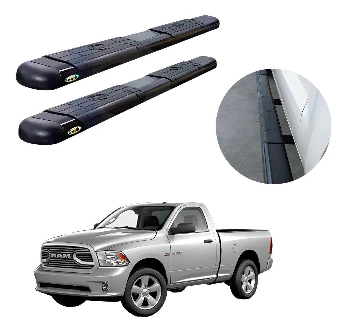 Estribos Gh Para Dodge Ram Cabina Sencilla 2009 - 2018 - Image 1