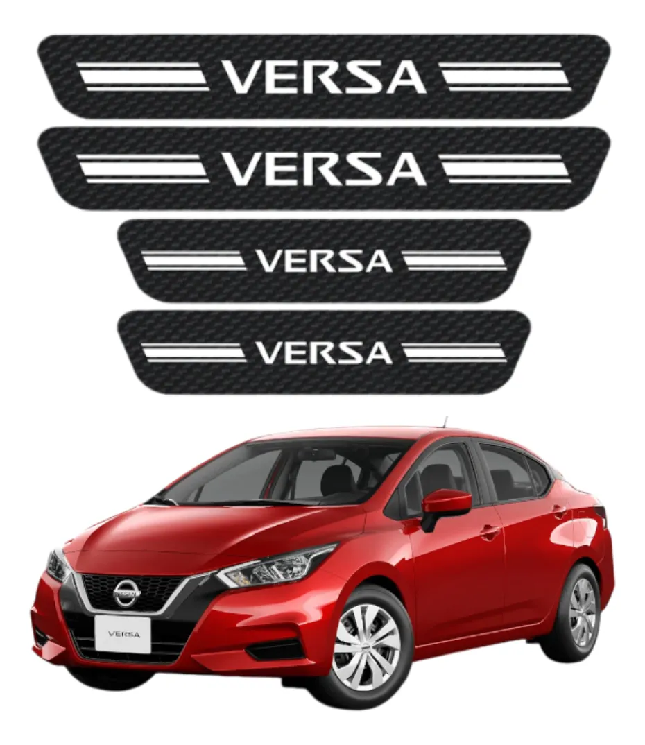 Protección De Estribos 4 Puertas Para Nissan Versa Diseño 3 - Image 1