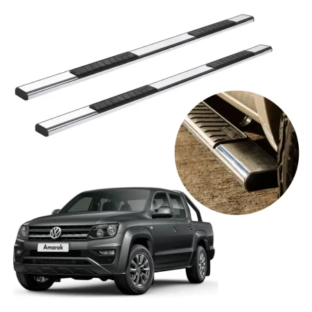 Estribos Serie 100 Cromados Volkswagen Amarok 2010 - 2024