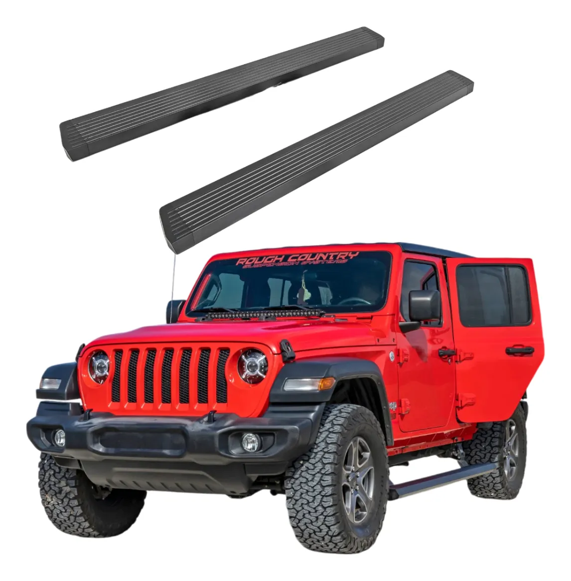 Estribos Electricos Rc Para Jeep Jl 4 Puertas 2019 - 2024 - Image 1