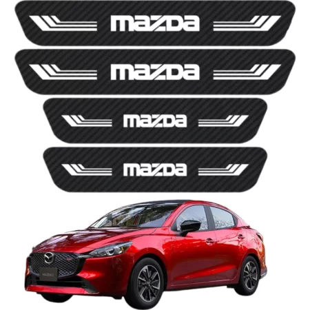 Sticker Protección De Estribos Puertas Mazda Diseño 4