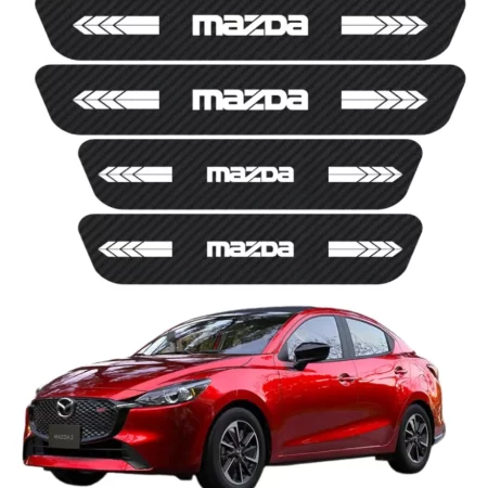 Sticker Protección De Estribos Puertas Mazda Diseño 1