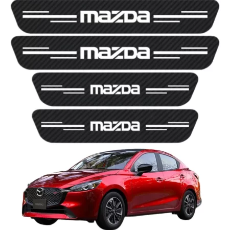 Sticker Protección De Estribos Puertas Mazda Diseño 7