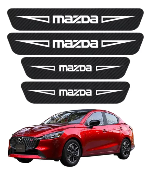 Sticker Protección De Estribos Puertas Mazda Diseño 6