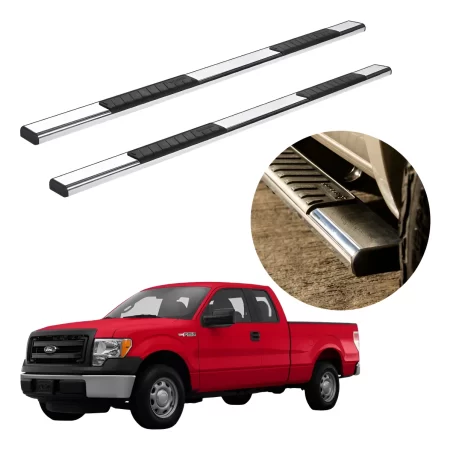 Estribos Serie 100 Ford F150 Lobo Cabina Y Media 2004 - 2014
