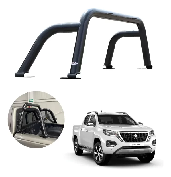Roll Bar Sport Compatible Con Peugeot Landtrek 2021 - 2022