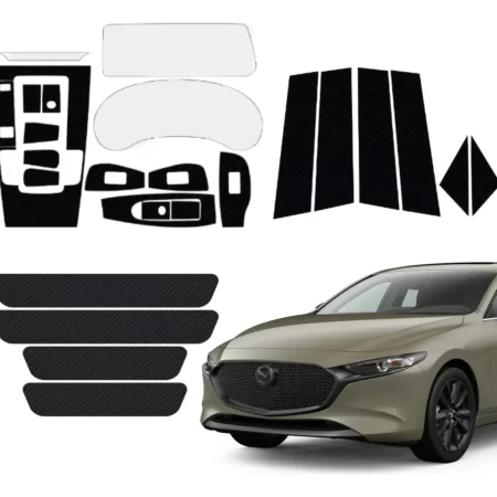 Kit Car Ppf Y Fibra De Carbono Para Mazda 3 2024 Hb Y Sedan