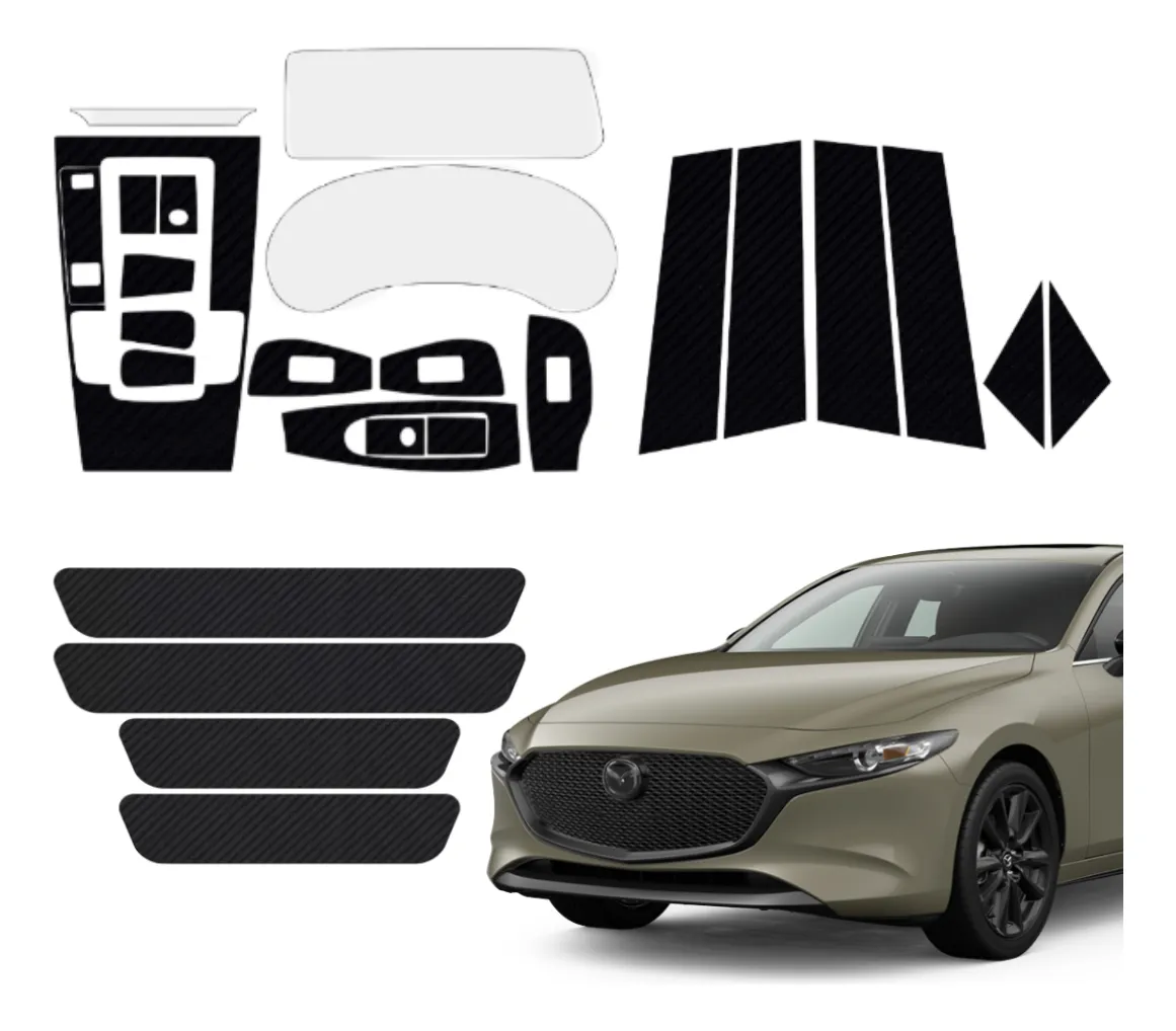 Kit Car Ppf Y Fibra De Carbono Para Mazda 3 2024 Hb Y Sedan - Image 1