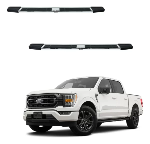 Estribos Mg Para Ford F150 Lobo Doble Cabina 2015 - 2023
