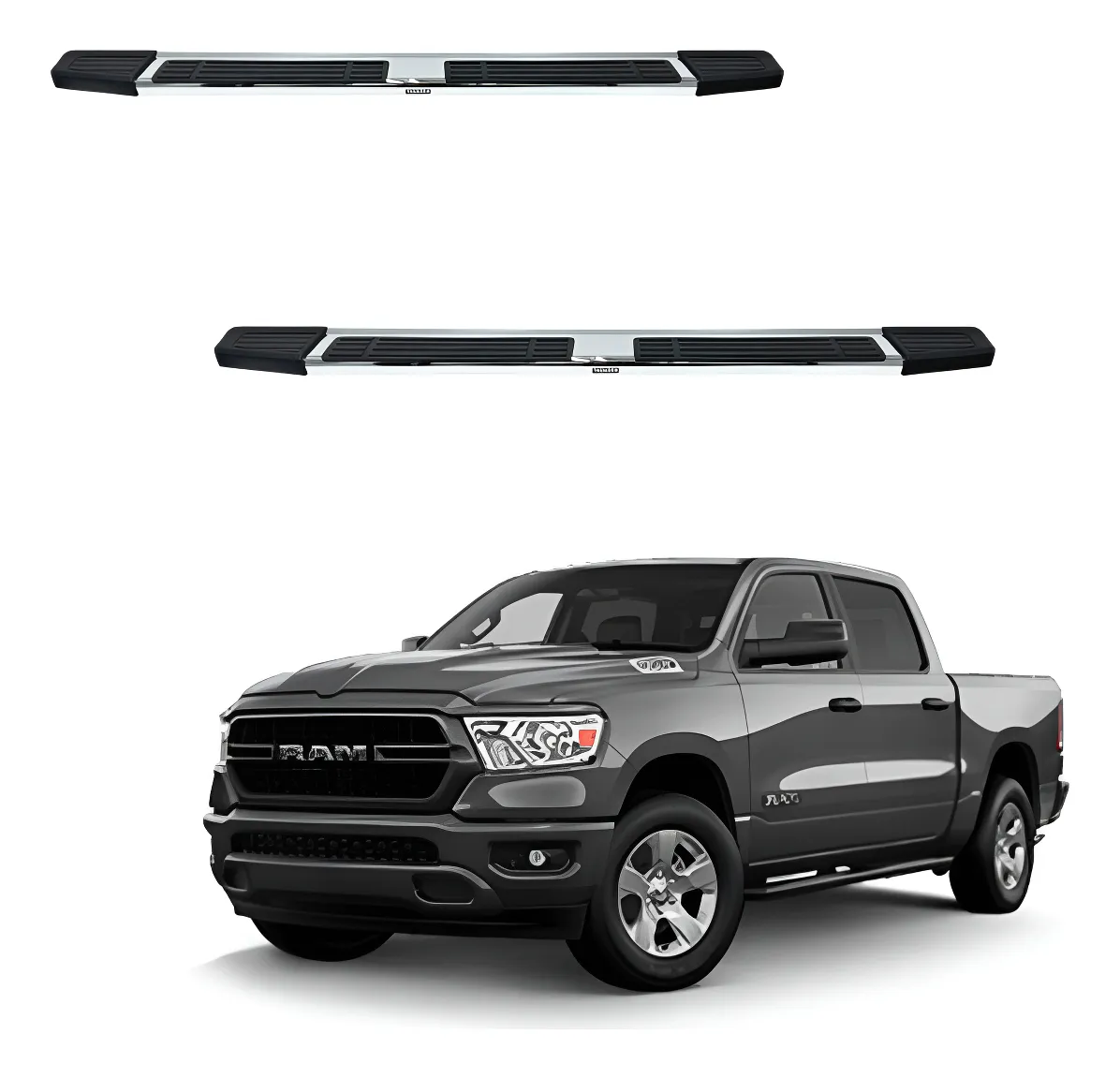 Estribos Mg Para Ram 1500 / 2500 Doble Cabina 2009 - 2022 - Image 1