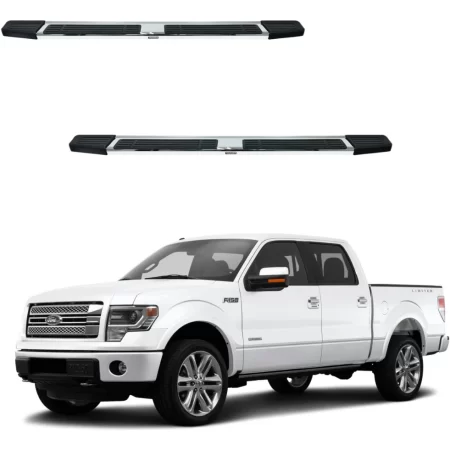 Estribos Mg Para Ford F150 Lobo Doble Cabina 2004 - 2014
