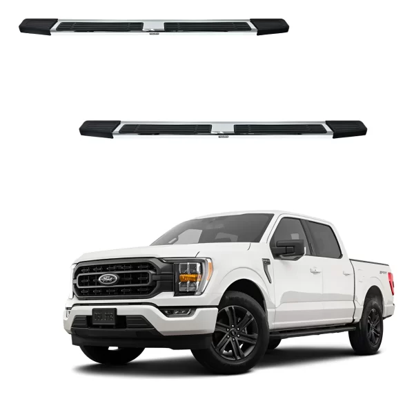 Estribos Mg Para Ford F150 Lobo Doble Cabina 2015 - 2023