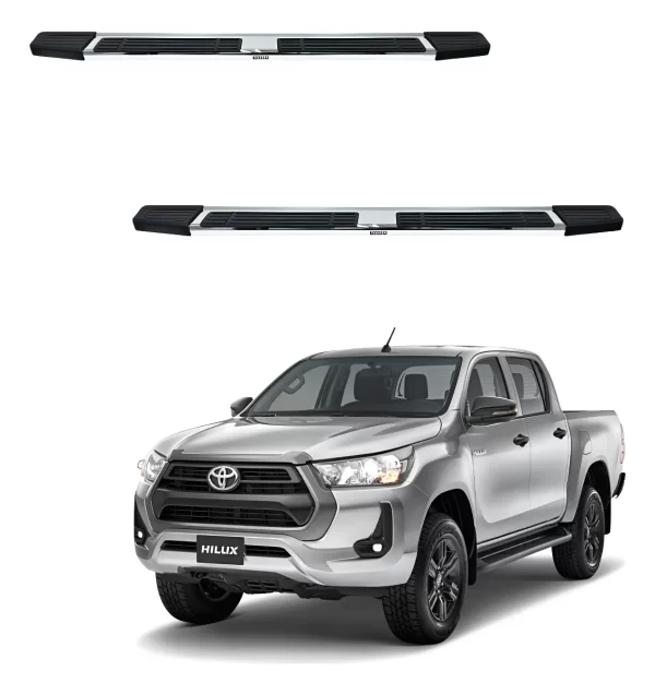 Estribos Mg Para Toyota Hilux 2016 - 2023 Doble Cabina