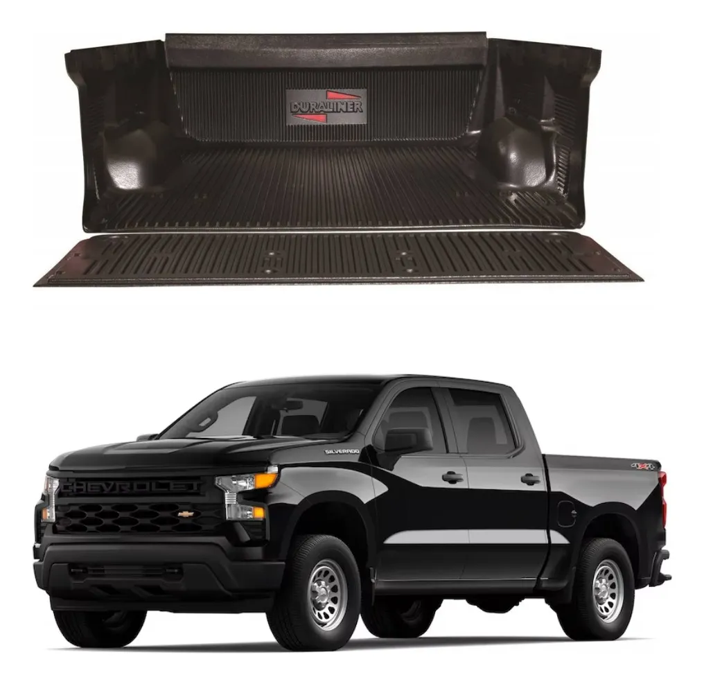 Bedliner Bajo Riel Silverado 1500 2019 - 2023 Duraliner - Image 1
