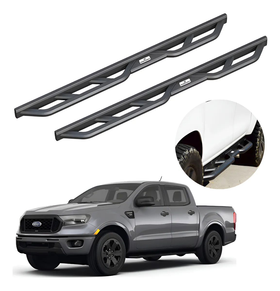 Estribos M5 Compatibles Con Ford Ranger 2013 - 2022 - Image 1