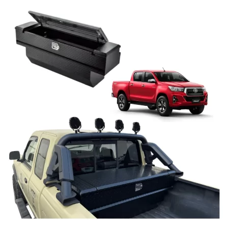 Caja De Herramientas Para Toyota Hilux 2016-2024+ C/roll Bar