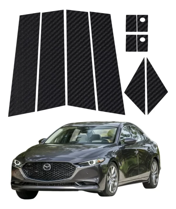 Protecciòn De Postes Exteriores Mazda 3 2020-2024 Automatico