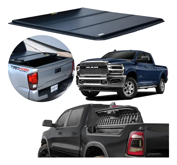 Tapa Cubre Batea Con Luz Led Para Ram C/ Rambox 2009 - 2024