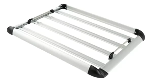 Canastilla Porta Equipaje Universal 55x39 Aluminio Natural