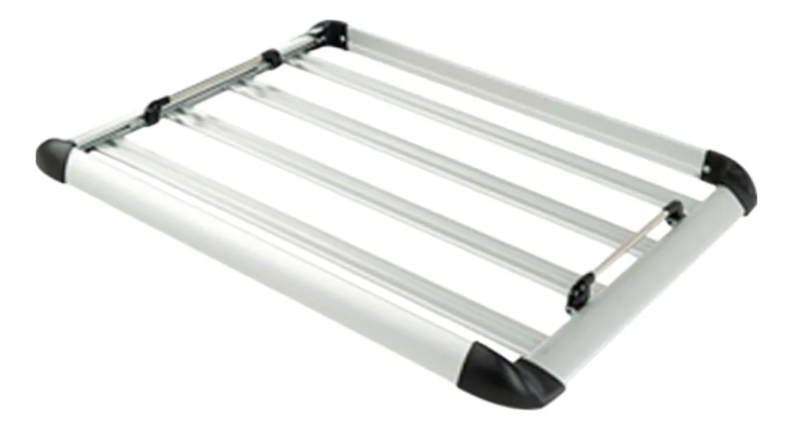 Canastilla Porta Equipaje Universal 55x39 Aluminio Natural - Image 1