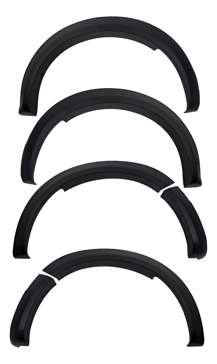 Cantoneras Lisas Negro Mate Para Ranger Xlt 6 Pulgadas 2024 - Image 1