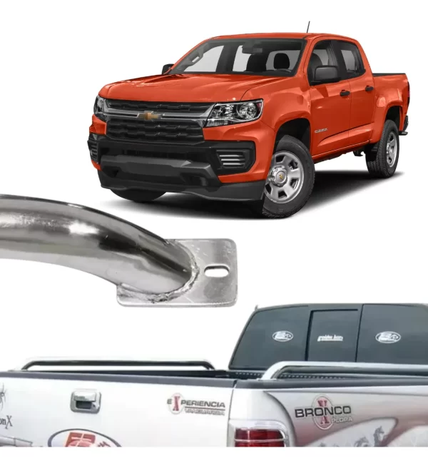 Barras Pasamanos De Acero 131 Cm Para Chevrolet Colorado