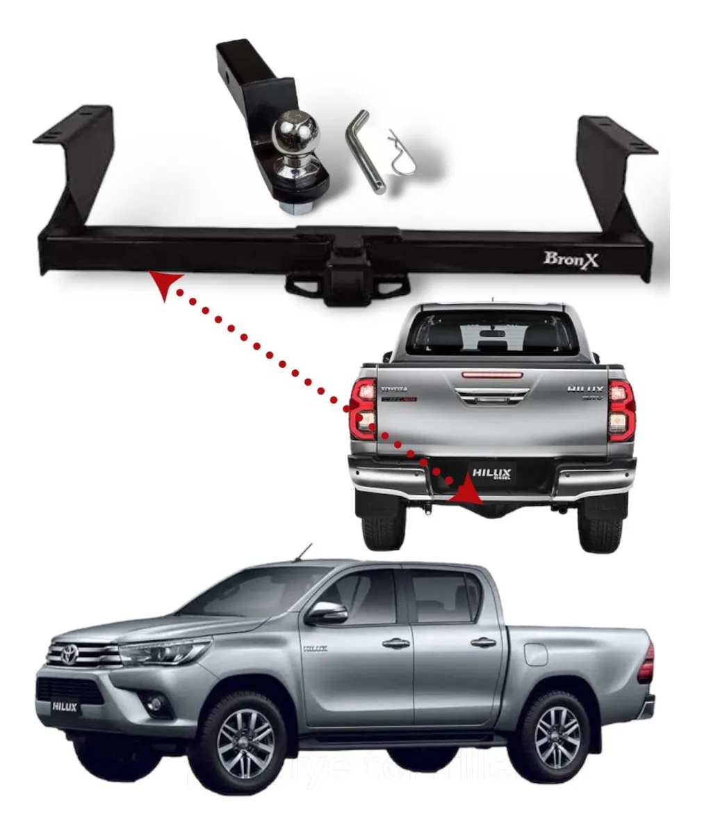 Tiron De Arrastre Para Toyota Hilux 2023 Y Cople Bola Perno - Image 1