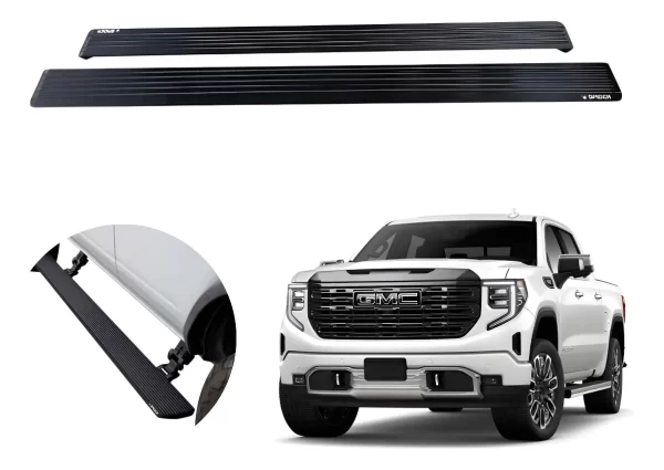 Estribos Electricos Para Gmc Sierra Denali 2019-2024 Dob Cab