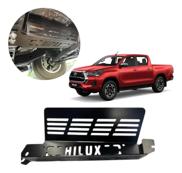 Protector Antirrobo Catalizador Toyota Hilux 2016 - 2024 Dc