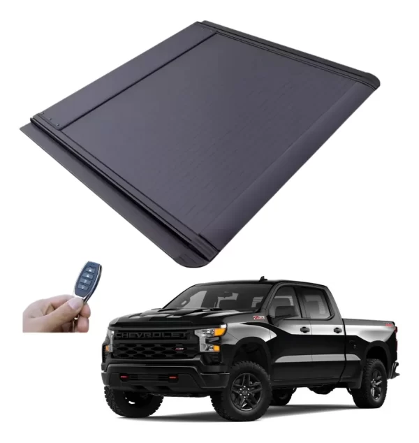 Tapa Cubre Batea Electrica Chev Silverado 2019-2025 Doble Ca