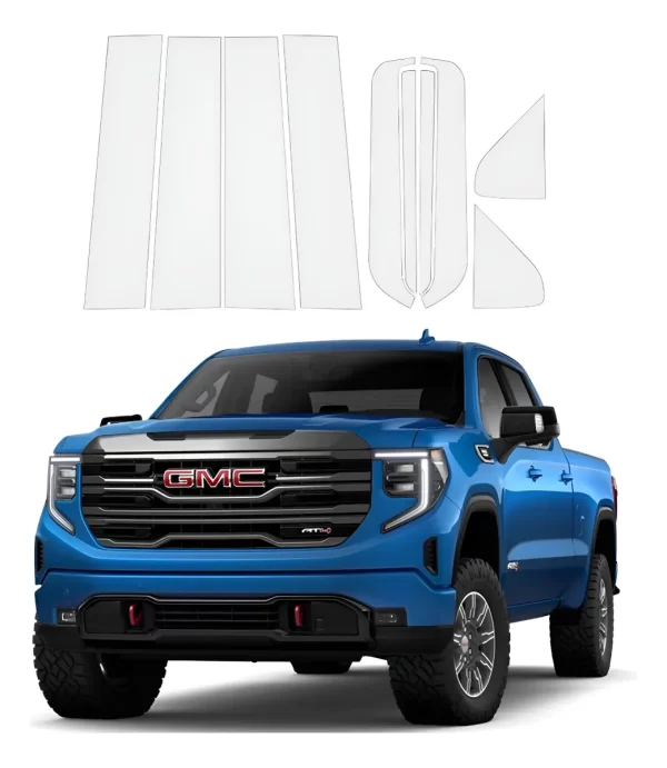 Protección Ppf Postes Exteriores Gmc Sierra At4 2024