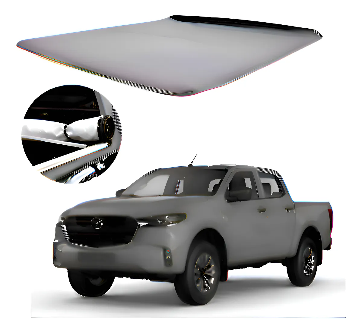 Tapa De Lona Big Country Para Mazda Bt50 2025+ Dob Cab - Image 1