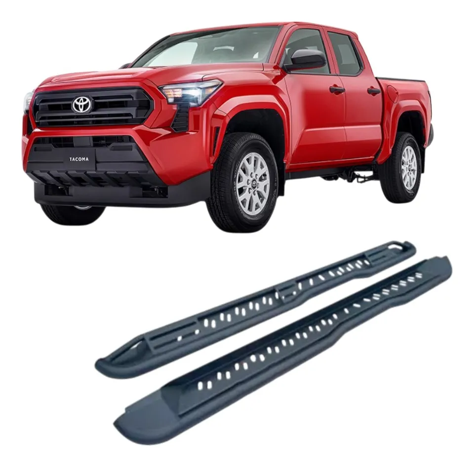 Estribos Negros Tipo Trd Toyota Tacoma 2015-2024 Doble Cab - Image 1