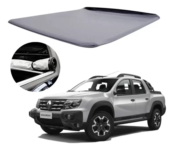Tapa Cubre Batea Lona Roll Cover Renault Oroch 2021-2024 Dc