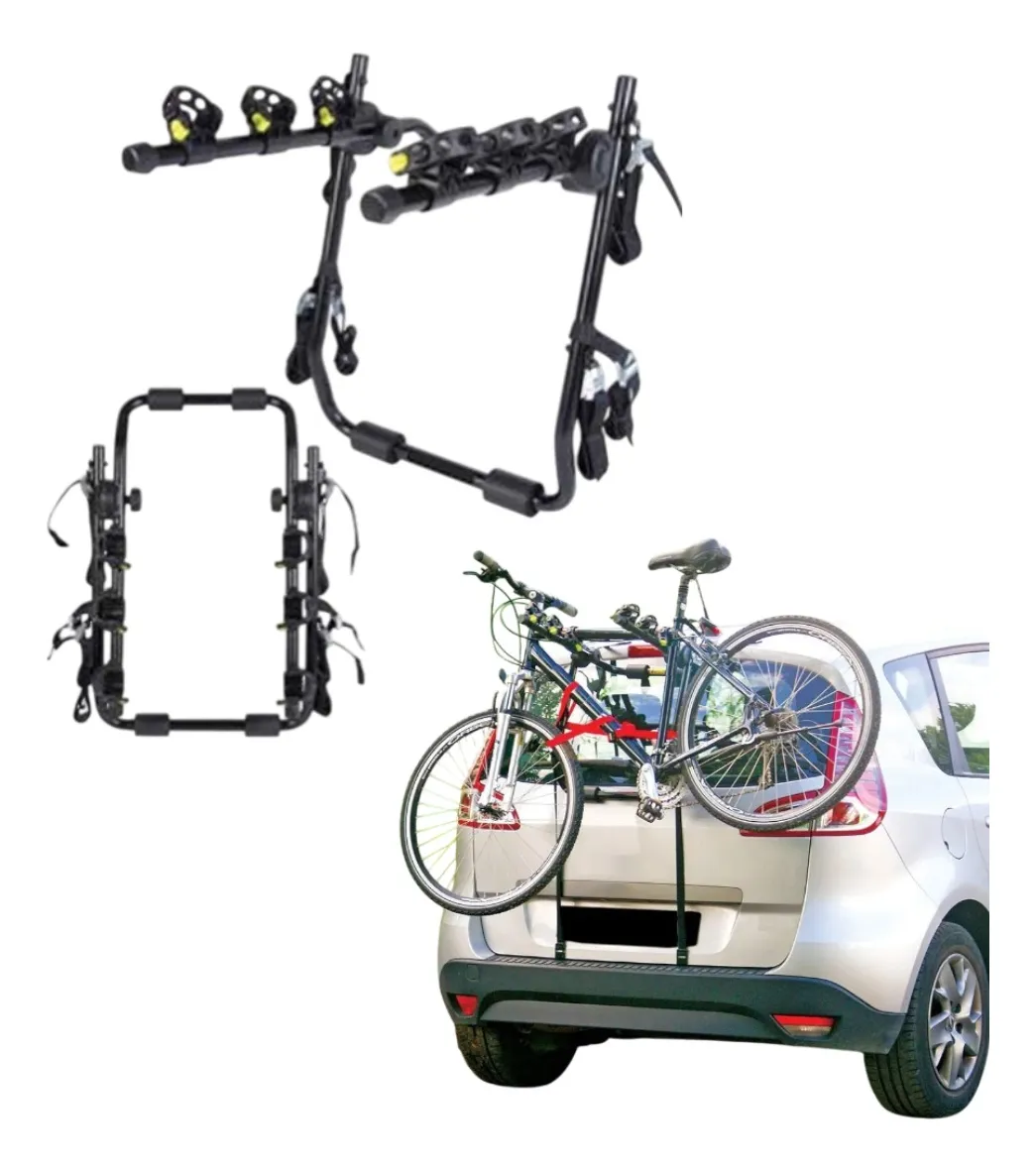 Portabicicletas De Cajuela Tipo Mozzquito Para 3 Bicicletas - Image 1