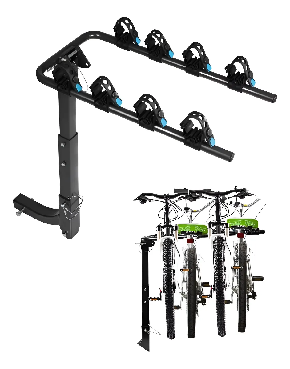 Portabicicletas De Tiron Para 4 Bicicletas Carga De 60 Kg - Image 1