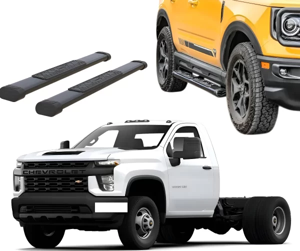 Estribos Bronx Chevrolet Heavy Duty 3ton 2015 - 2019 Cab Sen