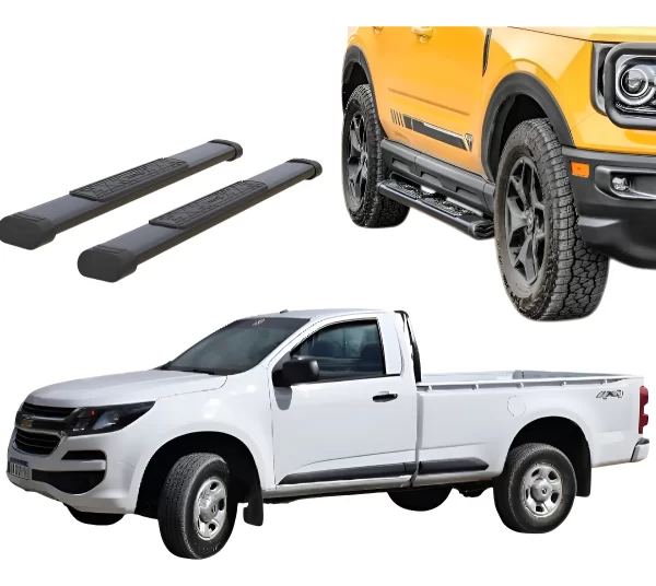 Estribos Bronx Chevrolet S10 2016 - 2020 Cabina Sencilla