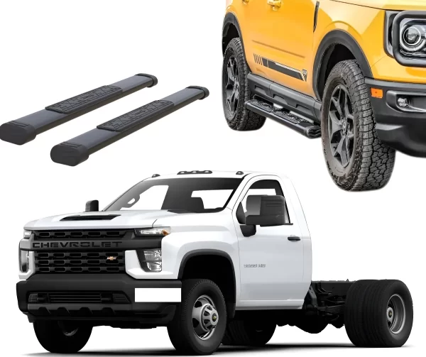 Estribos Bronx Chevrolet Heavy Duty 3ton 2015 - 2019 Cab Sen