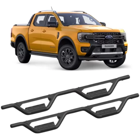Estribos Doble Escalon  Ford Ranger 2012 - 2022 Doble Cab