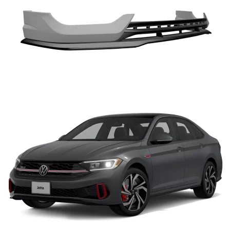 Spoiler Delantero Con Splitter Vw Jetta 2022 - 2024