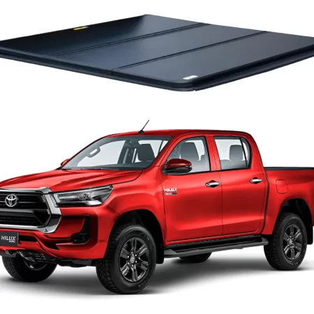 Tapa Cubre Batea Hard Tri Fold Toyota Hilux 2016 - 2025