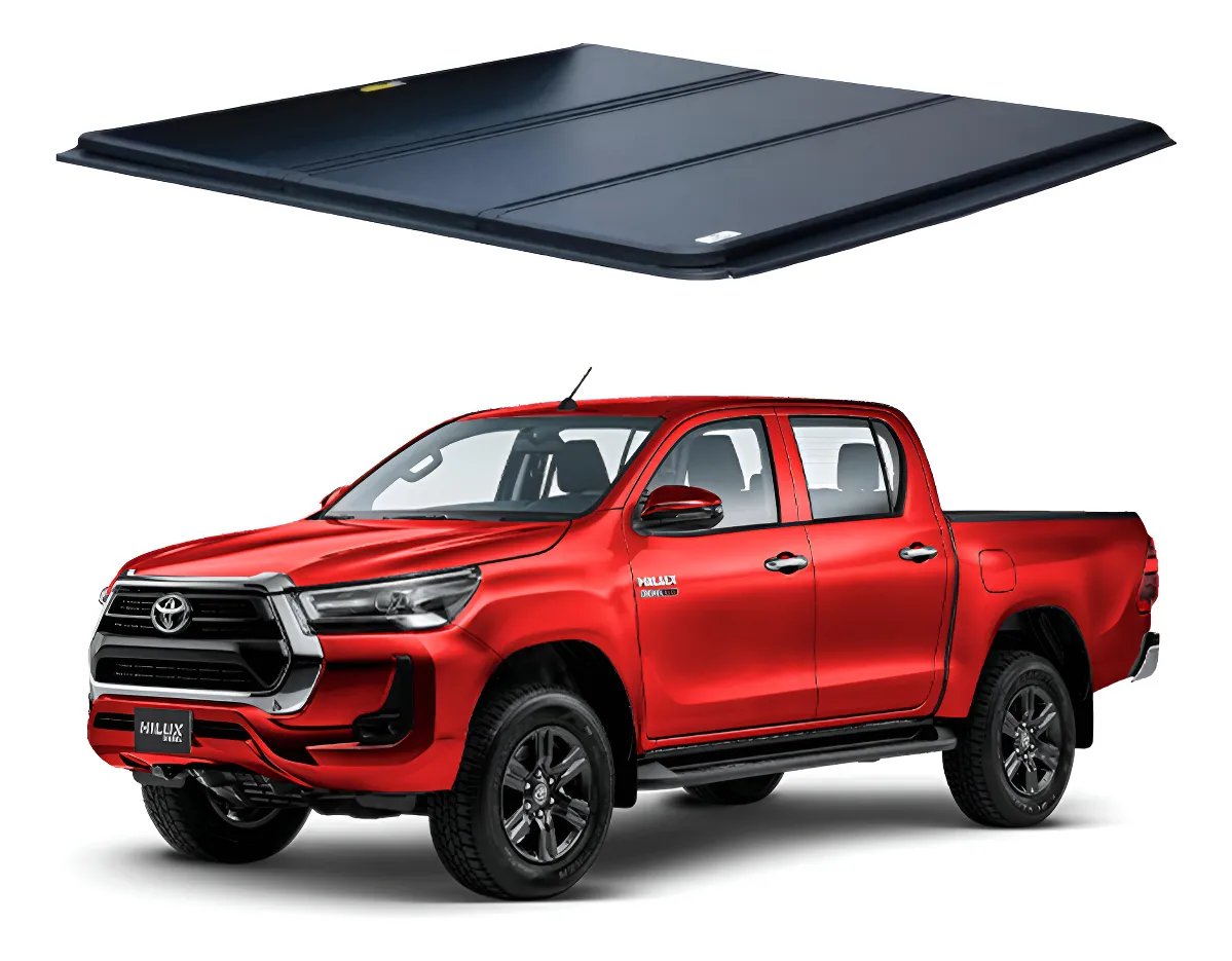 Tapa Cubre Batea Hard Tri Fold Toyota Hilux 2016 - 2025 - Image 1