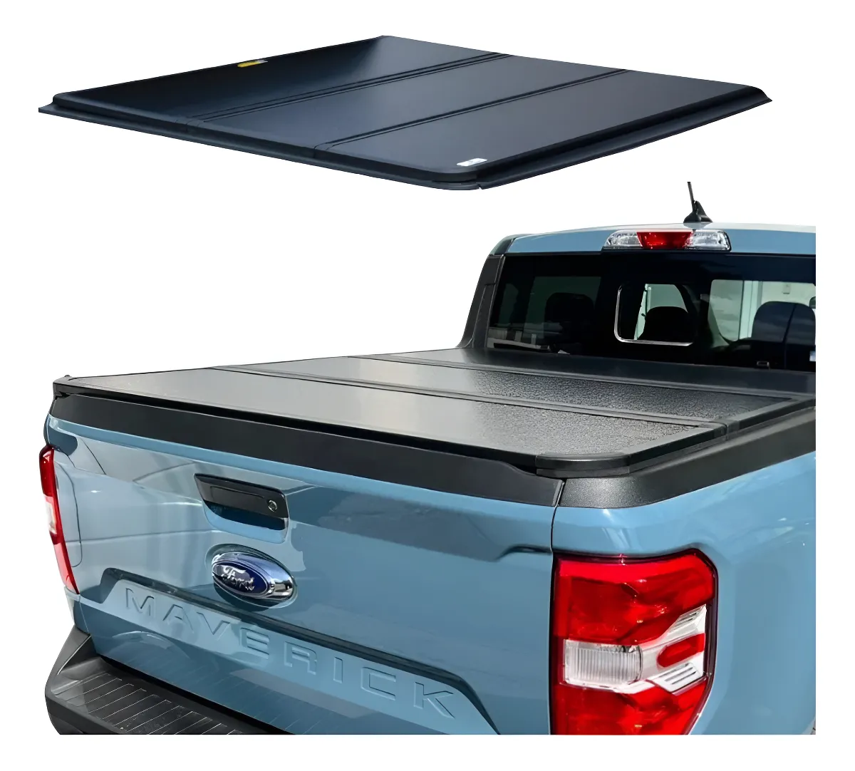 Tapa Batea Tri-fold Rigida Para  Ford Maverick 2022-2024 - Image 1