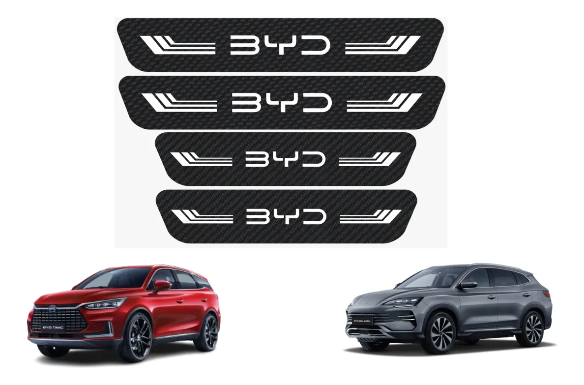 Sticker Protección De Estribos Puertas Byd Diseño 4 - Image 1