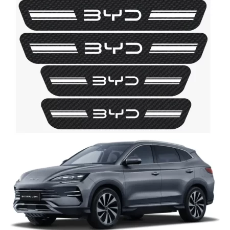 Sticker Protección De Estribos Puertas Byd Diseño 3